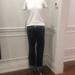 Juicy Couture Ladies size 28 blue denim jeans straight leg